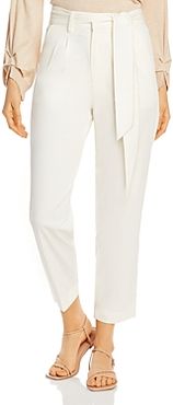 Andrei High-Waisted Belted Pants