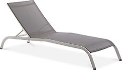 Savannah Mesh Chaise Outdoor Patio Aluminum Lounge Chair