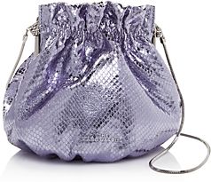 Soiree Metallic Leather Crossbody