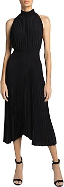 Renzo Pleated Midi Dress