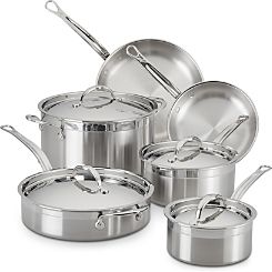 ProBond Forged Stainless Steel 10-Piece Cookware Set
