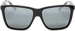 Unisex Cruzem Polarized Square Sunglasses, 57mm