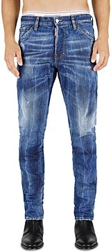 Paint Job Cool Guy Slim Fit Jeans in Blue