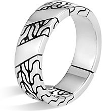 Sterling Silver Classic Chain Decorative Band