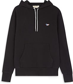 Tricolor Fox Patch Pullover Hoodie