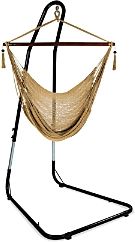 Caribbean Extra Large Hammock Chair with Adjustable Stand