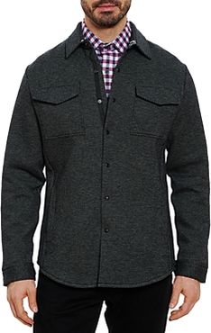 Toledo Textured Knit Tailored Fit Shirt Jacket