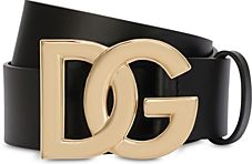 Logo Leather Belt