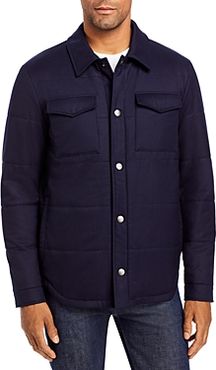 Reverse Channel Quilted Shirt Jacket