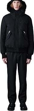 Dixon 2-in-1 Nordic Tech Down Bomber with Removable Shearling Collar