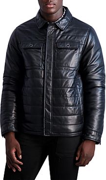 Sandpat Quilted Leather Jacket
