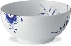 Blue Fluted Mega Serving Bowl, 7 Cups