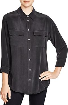 Slim Signature Silk Shirt