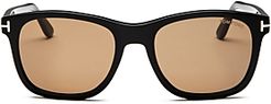 Eric Square Sunglasses, 55mm