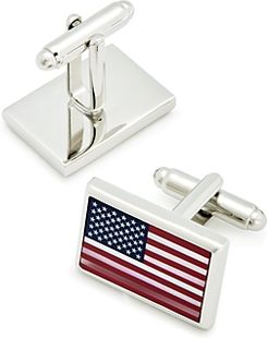 Mother-of-Pearl American Flag Cufflinks