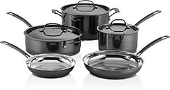 Mica Shine Stainless 8-Piece Cookware Set