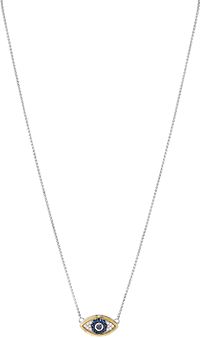 Marc & Marcella Diamond Pendant Necklace in Sterling Silver & 14K Gold-Plated Sterling Silver, 0.14 ct. t.w, 17 - 100% Exclusive