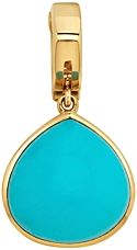 18K Yellow Gold Trisolina Turquoise Pendant