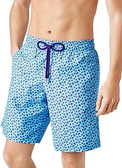 Okoa Micro Turtles Printed Swim Trunks