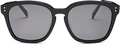 Polarized Square Sunglasses, 56mm