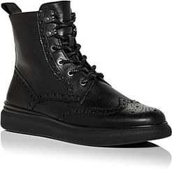 Brogue Wingtip Combat Boots