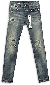 P001 Slim Fit Jeans in Dirty Indigo