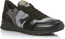 Valentino Men's Camouflage Lace Up Sneakers