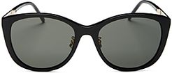 Cat Eye Sunglasses, 56mm