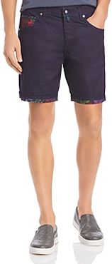 Regular Fit Print-Trim Bermuda Shorts