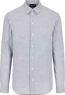 Emporio Armani Long Sleeve Chambray Shirt