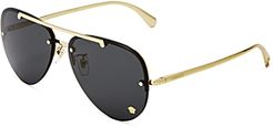 Brow Bar Aviator Sunglasses, 60mm