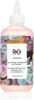R+Co Teacup Peacholine + Kombucha Detox Rinse 6 oz.