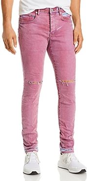 Coral Light Spray Skinny Jeans