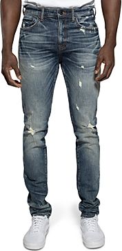 Aggro Windsor Skinny Fit Stretch Jeans in Blue