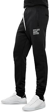Technical Fabric with Logo Regular Fit Jogger Pants