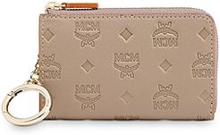 Klara Monogram Leather Zip Wallet with Key Ring