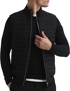 Pluto Quilted Gilet Hybrid Jacket