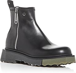 Sponge Zip Up Boots