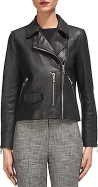 Agnes Leather Moto Jacket