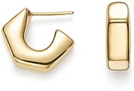 14K Yellow Gold Geometric Huggie Hoop Earrings - 100% Exclusive
