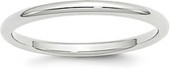 2mm Comfort Fit Band Ring in 14K White Gold - 100% Exclusive