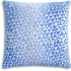 Triangles Velvet Decorative Pillow 18 x 18