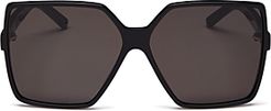 Betty Oversized Square Sunglasses, 63mm