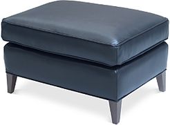 Charlotte Leather Ottoman - 100% Exclusive