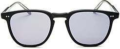 Brooks Mirrored Square Sunglasses, 47mm - 100% Exclusive