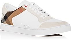 Reeth Leather Low-Top Sneakers
