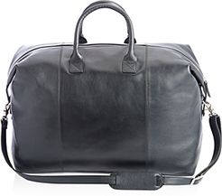 Leather Weekender Duffel Bag