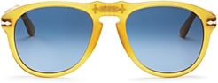 Unisex Miele Aviator Sunglasses, 54mm