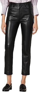 Leather Ankle Pants