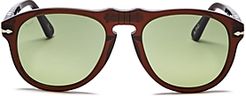 x A.p.c. Unisex Aviator Sunglasses, 54mm
